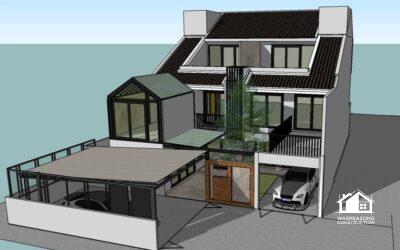 ปรับปรุงอาคารทาวน์เฮาส์3ชั้น 2คูหา ซอย.สุขุมวิท71